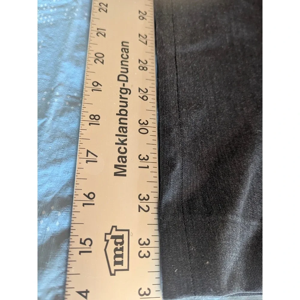 Gary Peters Pleated Dress Pants Mens 40 Charcoal Grey Pure New Wool Trousers